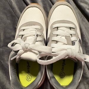 Cat & Jack White and Gray Kids Sneakers